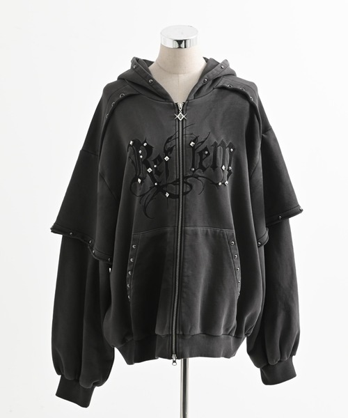 公*o様 REFLEM デビルレイヤードZIPフーディー/ジップパーカー REFLEM/レフレム』デビルレイヤードZIPフーディー/ジップパーカー