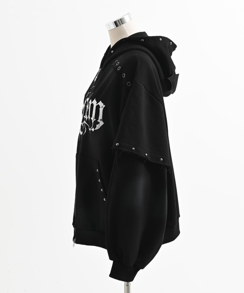 REFLEM デビルレイヤードZIPフーディー/ジップパーカー REFLEM/レフレム』デビルレイヤードZIPフーディー/ジップパーカー