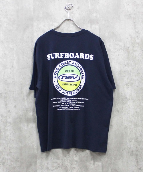 NEV（ネブ）の「【NEV】オーバーサイズ グラフィックプリント Tシャツ（Tシャツ/カットソー・メンズ・グレー系その他/オフホワイト/杢グレー/ダークグリーン/ホワイト系その他/チャコール/ネイビー/ブルー系その他・MEDIUM/LARGE/X-LARGE）」の7枚目の写真