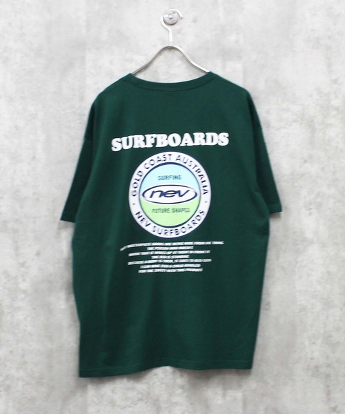 NEV（ネブ）の「【NEV】オーバーサイズ グラフィックプリント Tシャツ（Tシャツ/カットソー・メンズ・グレー系その他/オフホワイト/杢グレー/ダークグリーン/ホワイト系その他/チャコール/ネイビー/ブルー系その他・MEDIUM/LARGE/X-LARGE）」の9枚目の写真