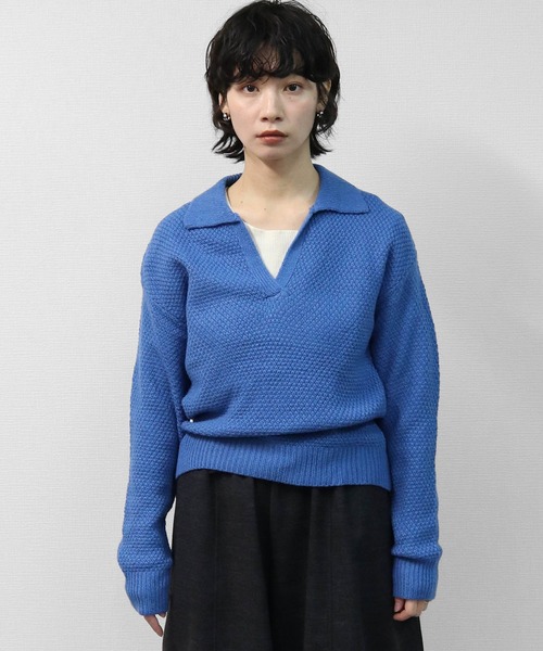 アクネ】DRAMATIC MOH ふわモヘアニットXS モヘア ピンクベージュ