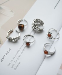 Port（ポート）の「【 Port / ポート 】 ヴィンテージライク リング 6点セット_（リング）」