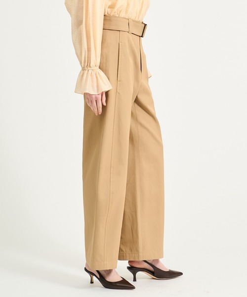 ESTNATION（エストネーション）の「ESTNATION / バルーンチノパンツ（その他パンツ・レディース・キャメル/ホワイト・36/38）」の3枚目の写真