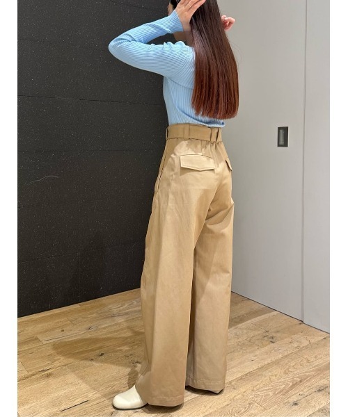 ESTNATION(エストネーション)の「ESTNATION / バルーンチノパンツ(その他パンツ・レディース・キャメル/ホワイト・36/38)」の18枚目の写真