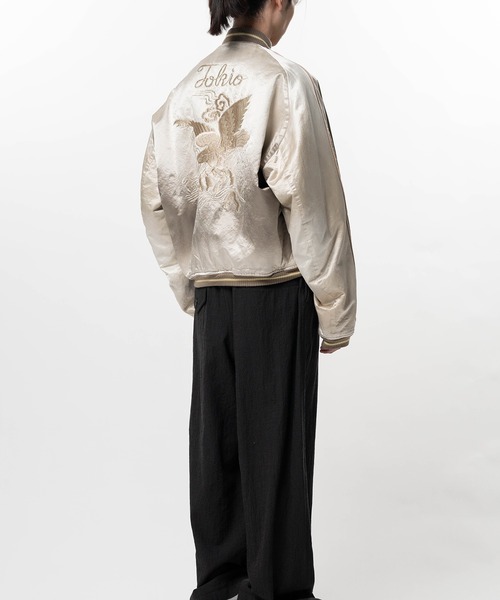 Maison MIHARA YASUHIRO(メゾンミハラヤスヒロ)の「Front Back Combined Flight Jacket(ブルゾン・メンズ・ブラック/カーキ・46/44/48)」の13枚目の写真