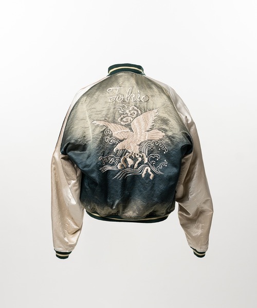 Maison MIHARA YASUHIRO(メゾンミハラヤスヒロ)の「Front Back Combined Flight Jacket(ブルゾン・メンズ・ブラック/カーキ・46/44/48)」の3枚目の写真