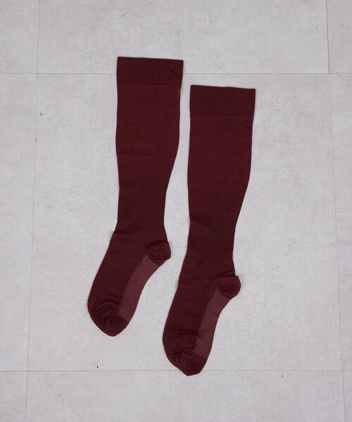 GALLARDAGALANTE（ガリャルダガランテ）の「【MAEE】シアーソックス（ソックス/靴下・レディース・ブラック/ボルドー・FREE）」の9枚目の写真