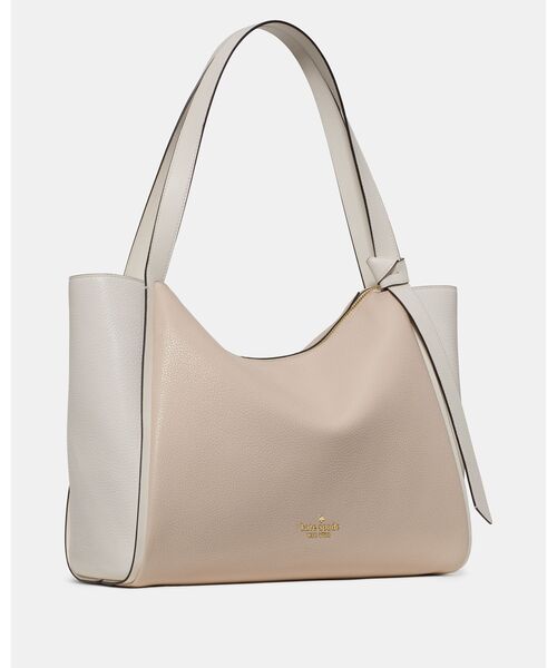 kate spade new york(ケイトスペード ニューヨーク)の「ノット カラーブロック ラージ ジップ トート(トートバッグ・レディース・ホワイト・ONESIZE)」の2枚目の写真