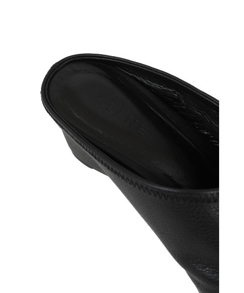 CLANE（クラネ）の「GRAIN LEATHER CLOGS（サンダル・レディース・ブラック・36/37/38）」の8枚目の写真