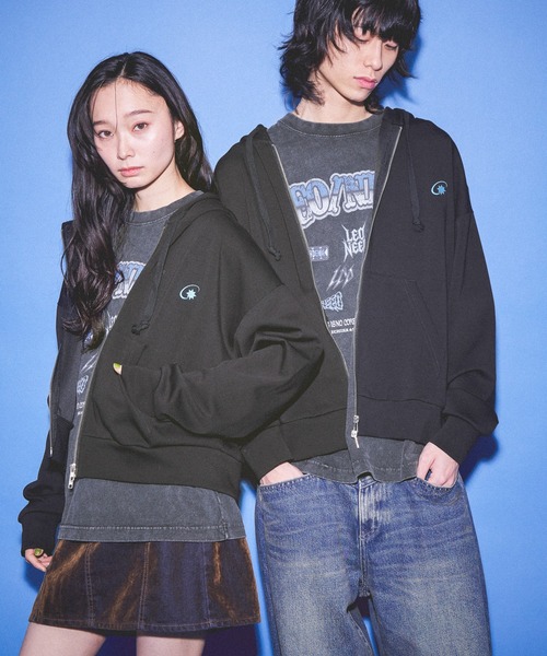 プロジェクトセカイ×ZOZOTOWN】Leo/need ダンボールZIPパーカー