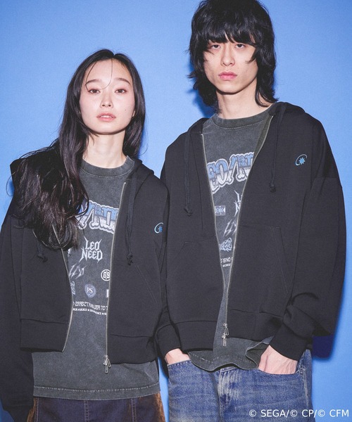 プロジェクトセカイ×ZOZOTOWN】Leo/need ダンボールZIPパーカー