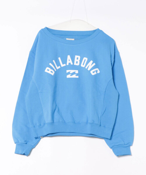 BILLABONG(ビラボン)の「BILLABONG ウィメンズ BOATNECK CROPPED SWE トレーナー 【2026年春夏モデル】(スウェット・レディース・アイボリー/グリーン/ターコイズブルー・MEDIUM)」の3枚目の写真
