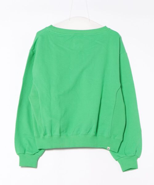BILLABONG(ビラボン)の「BILLABONG ウィメンズ BOATNECK CROPPED SWE トレーナー 【2026年春夏モデル】(スウェット・レディース・アイボリー/グリーン/ターコイズブルー・MEDIUM)」の4枚目の写真
