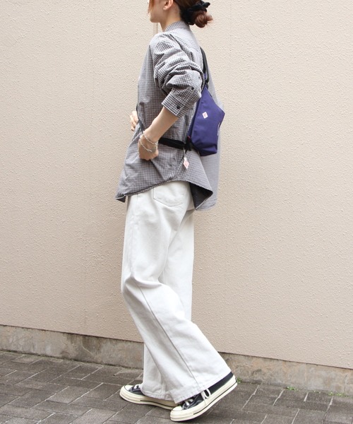 DANTON(ダントン)の「DANTON/ダントン インサレーションシャツジャケット INSULATION SHIRT JACKET DT-A0758 CNX・CNP(ナイロンジャケット・レディース・ライトベージュ/ブラック/ブルー/ネイビー・38)」の12枚目の写真