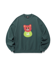 SPRAY DOLL SWEATSHIRTS_DARK GREEN(NG2EFUM443A)