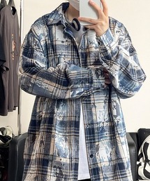 【26年春夏新作】ルーズシルエットチェックシャツ