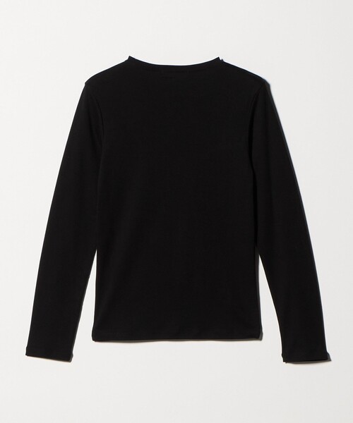 BEAUTY&YOUTH UNITED ARROWS(ビューティーアンドユースユナイテッドアローズ)の「オーガニックコットンフライス ロングスリーブTシャツ(Tシャツ/カットソー・レディース・ブラック/ホワイト/ダークブラウン・FREE)」の15枚目の写真