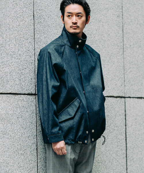 Mackintosh（マッキントッシュ）の「MACKINTOSH(マッキントッシュ) 別注 WEATHERTEC SKYE ショート(デニム)（その他アウター・メンズ・ネイビー・40/38/36）」の20枚目の写真