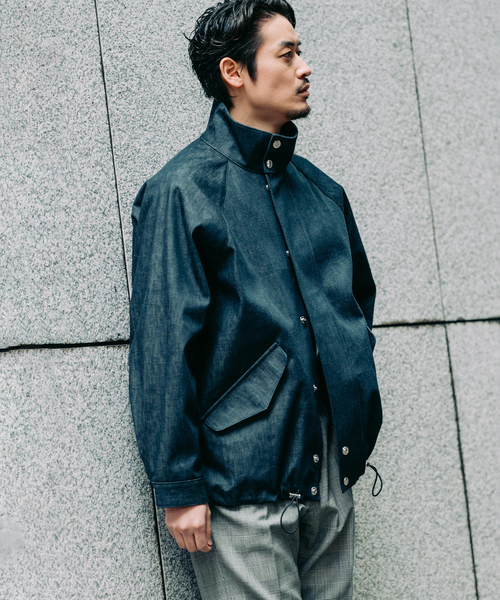 Mackintosh（マッキントッシュ）の「MACKINTOSH(マッキントッシュ) 別注 WEATHERTEC SKYE ショート(デニム)（その他アウター・メンズ・ネイビー・40/38/36）」の21枚目の写真