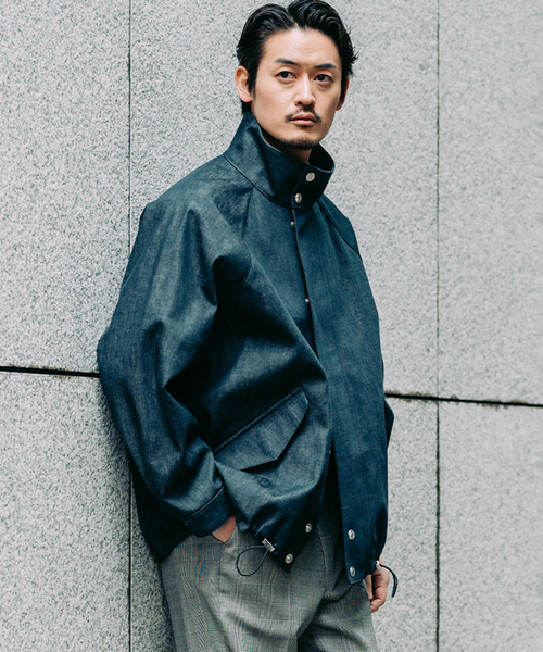 Mackintosh（マッキントッシュ）の「MACKINTOSH(マッキントッシュ) 別注 WEATHERTEC SKYE ショート(デニム)（その他アウター・メンズ・ネイビー・40/38/36）」の22枚目の写真