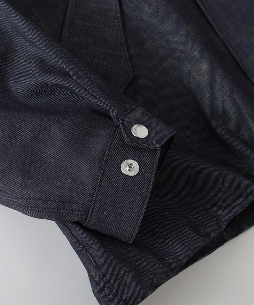 Mackintosh（マッキントッシュ）の「MACKINTOSH(マッキントッシュ) 別注 WEATHERTEC SKYE ショート(デニム)（その他アウター・メンズ・ネイビー・40/38/36）」の12枚目の写真