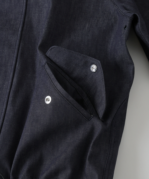 Mackintosh（マッキントッシュ）の「MACKINTOSH(マッキントッシュ) 別注 WEATHERTEC SKYE ショート(デニム)（その他アウター・メンズ・ネイビー・40/38/36）」の14枚目の写真