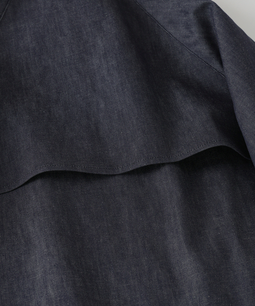 Mackintosh（マッキントッシュ）の「MACKINTOSH(マッキントッシュ) 別注 WEATHERTEC SKYE ショート(デニム)（その他アウター・メンズ・ネイビー・40/38/36）」の2枚目の写真