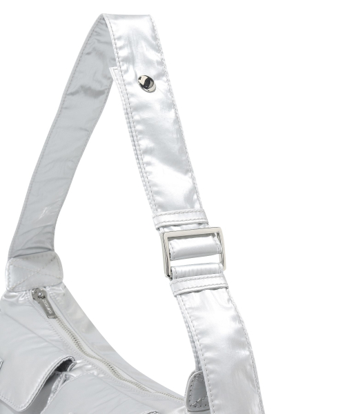 COVERNAT WOMAN（カバーナットウーマン）の「クローバーハート グロッシー 2ポケットショルダーバッグ Silver（ショルダーバッグ・レディース・その他・FREE）」の5枚目の写真
