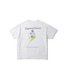 AMFEAST（アンフィースト）の「ENGRAVED FLOWERS HALF SLEEVES T SHIRTS White（Tシャツ/カットソー）」