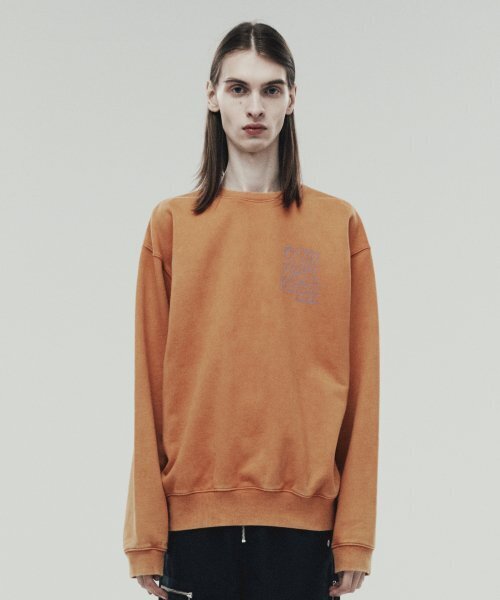 THEVINYLHOUSE(ザバイニルハウス)の「BLEACH LOGO SWEATSHIRTS ORANGE (VH2DFUM447A)(スウェット・メンズ・その他・L/M/S)」の3枚目の写真