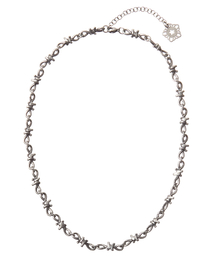 ULKIN（ウルキン）の「[ランウェイ] 鉄条網チェーンネックレス_アンティークシルバー（ネックレス）」