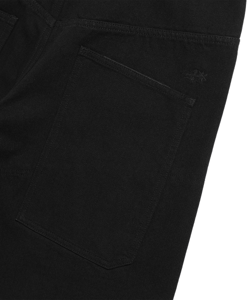 NICE GHOST CLUB（ナイスゴーストクラブ）の「LAYERED MESH DENIM SHORTS_BLACK(NG2FMUPA62A)（デニムパンツ・レディース・ブラック・M/S/L）」の5枚目の写真