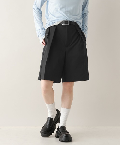 RAGEBLUE（レイジブルー）の「ツイルタックハーフパンツ（スラックス・レディース・ブラック/ホワイト・FREE）」の11枚目の写真