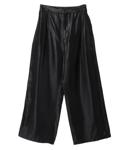 CONVERSE TOKYO(コンバーストウキョウ)の「SHINY SATIN PINTUCK WIDE PANTS(その他パンツ・レディース・ブラック/グレー/グリーン・FREE)」の9枚目の写真