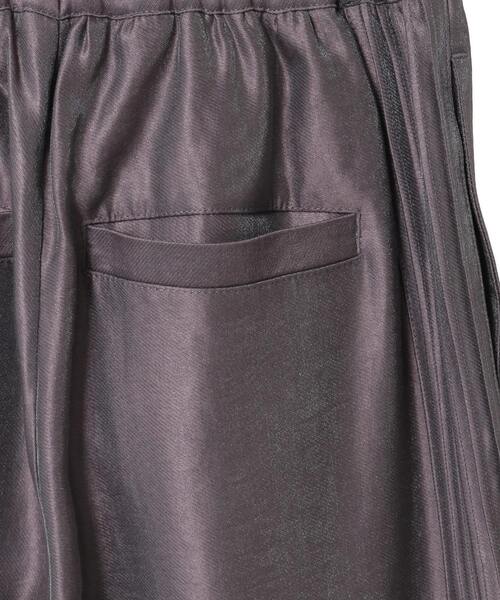 CONVERSE TOKYO(コンバーストウキョウ)の「SHINY SATIN PINTUCK WIDE PANTS(その他パンツ・レディース・ブラック/グレー/グリーン・FREE)」の20枚目の写真