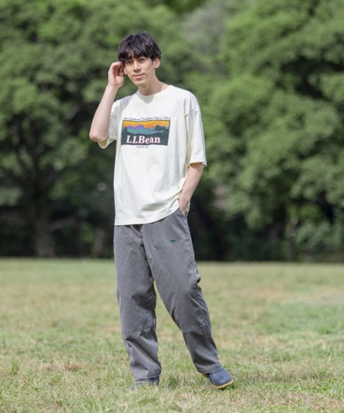 L.L.Bean（エルエルビーン）の「【JAPAN EDITION】プロスペクト・ダブル・ニー・パンツ（その他パンツ・メンズ・グレイッシュベージュ/グレー・LARGE/MEDIUM）」の12枚目の写真