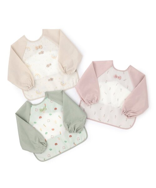 petit main（プティマイン）の「お食事エプロン（マグ/哺乳瓶/お食事グッズ・キッズ・ベージュ/グリーン/ライトピンク・F）」の13枚目の写真