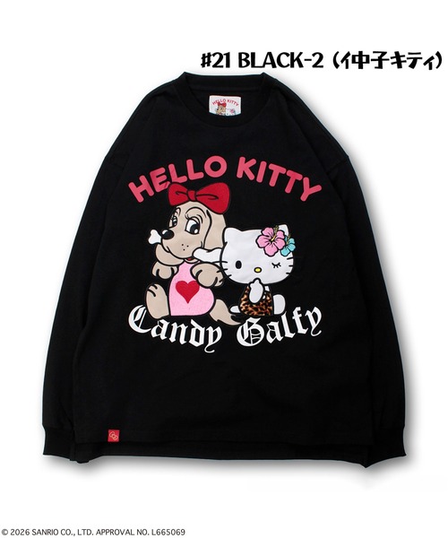 GALFY（ガルフィー）の「GALFY（ガルフィー）ガルTee/ビッグシルエット/長袖Tシャツ/ロンT/ユニセックス（Tシャツ/カットソー・メンズ・ブラック系その他/ブラック/ホワイト/ホワイト系その他・L/LL）」の4枚目の写真