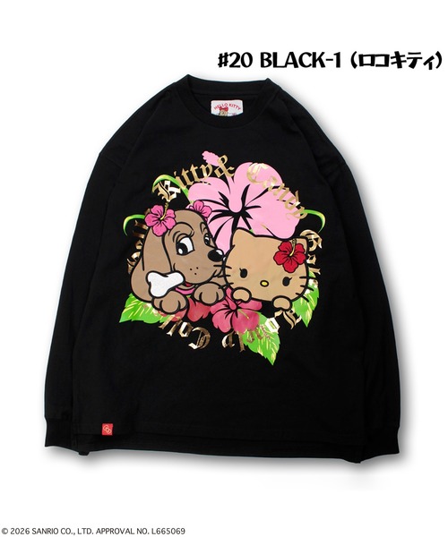 GALFY（ガルフィー）の「GALFY（ガルフィー）ガルTee/ビッグシルエット/長袖Tシャツ/ロンT/ユニセックス（Tシャツ/カットソー・メンズ・ブラック系その他/ブラック/ホワイト/ホワイト系その他・L/LL）」の3枚目の写真