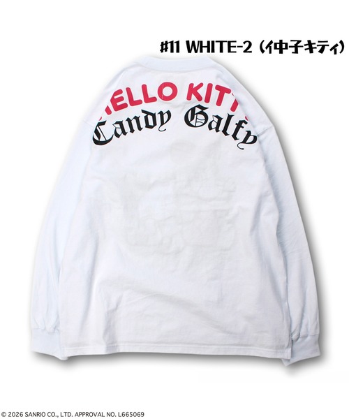 GALFY（ガルフィー）の「GALFY（ガルフィー）ガルTee/ビッグシルエット/長袖Tシャツ/ロンT/ユニセックス（Tシャツ/カットソー・メンズ・ブラック系その他/ブラック/ホワイト/ホワイト系その他・L/LL）」の22枚目の写真