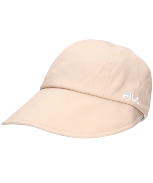 FILA（フィラ）の「FILA/フィラ　FLW 花粉対策 C-TWILL JOCKY CAP（キャップ・レディース・ブラック/ベージュ/ホワイト・ONE SIZE）」の3枚目の写真