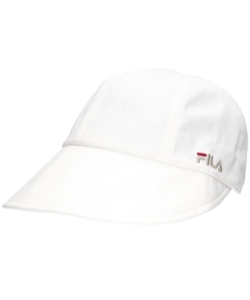 FILA（フィラ）の「FILA/フィラ　FLW 花粉対策 C-TWILL JOCKY CAP（キャップ・レディース・ブラック/ベージュ/ホワイト・ONE SIZE）」の2枚目の写真