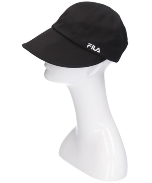 FILA（フィラ）の「FILA/フィラ　FLW 花粉対策 C-TWILL JOCKY CAP（キャップ・レディース・ブラック/ベージュ/ホワイト・ONE SIZE）」の5枚目の写真