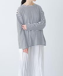 かぐれ | ハイツイストボーダーカットソー(Tシャツ/カットソー)