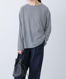 かぐれ | ハイツイストボーダーカットソー(Tシャツ/カットソー)