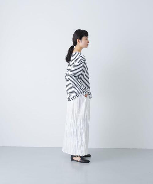 かぐれ（カグレ）の「ハイツイストボーダーカットソー（Tシャツ/カットソー・レディース・ブラック系その他/ブラック・FREE）」の19枚目の写真