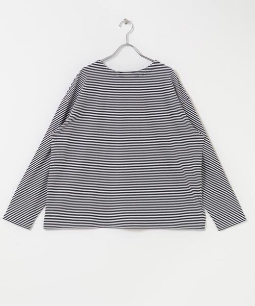 かぐれ（カグレ）の「ハイツイストボーダーカットソー（Tシャツ/カットソー・レディース・ブラック系その他/ブラック・FREE）」の8枚目の写真