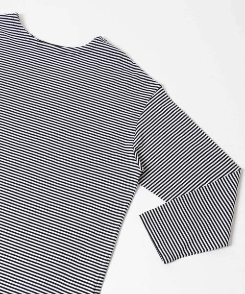 かぐれ（カグレ）の「ハイツイストボーダーカットソー（Tシャツ/カットソー・レディース・ブラック系その他/ブラック・FREE）」の9枚目の写真