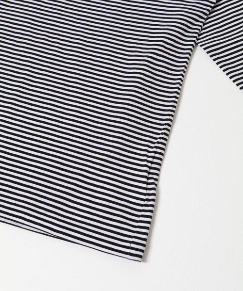 かぐれ（カグレ）の「ハイツイストボーダーカットソー（Tシャツ/カットソー・レディース・ブラック系その他/ブラック・FREE）」の10枚目の写真