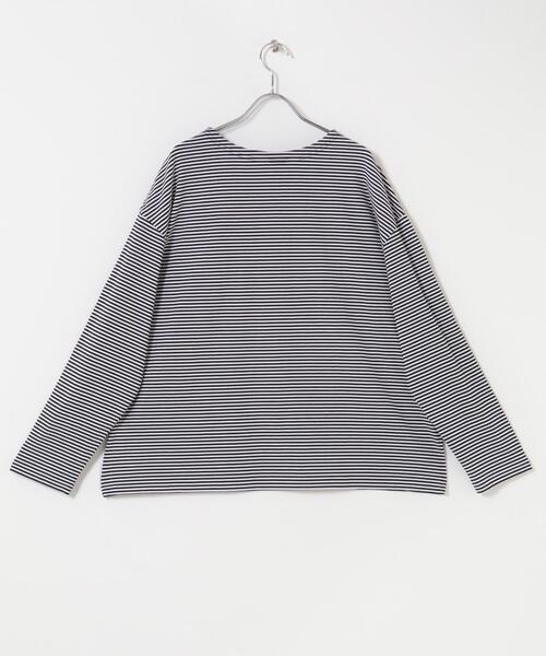 かぐれ（カグレ）の「ハイツイストボーダーカットソー（Tシャツ/カットソー・レディース・ブラック系その他/ブラック・FREE）」の11枚目の写真